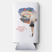 Las Vegas Junggeselinnen-Abschied Blond Bride Selters Dosenkühler (Rückseite)