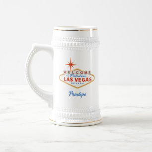 Las Vegas Junggeselinnen-Abschied Custom Ber Stein Bierglas