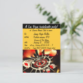 Las Vegas Junggeselinnen-Abschied Einladung (Stehend Vorderseite)