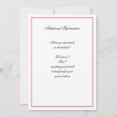 Las Vegas Junggeselinnen-Abschied Einladung (Rückseite)