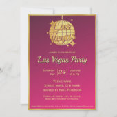 Las Vegas Junggeselinnen-Abschied Einladung (Vorderseite)