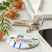 Las Vegas Junggeselinnen-Abschied Favor Schlüsselanhänger (Seite)