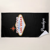 Las Vegas Junggeselinnen-Abschied Geschenk Gefalle Strandtuch (Vorderseite)