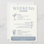 Las Vegas Junggeselinnen-Abschied Individuelle Rou Einladung (Rückseite)