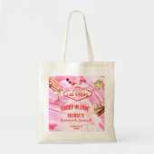 Las Vegas Junggeselinnen-Abschied Poker Pink Tragetasche (Vorne)