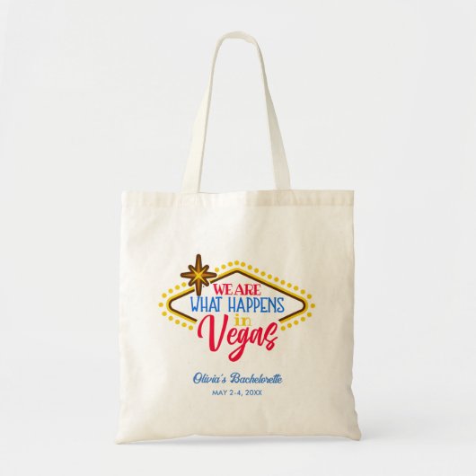 Las Vegas Junggeselinnen-Abschied Tote Bag Tragetasche (Vorne)