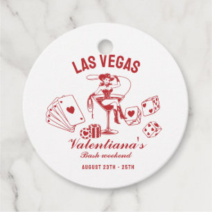 Las Vegas Junggesellinnenabschied Personalized Geschenkanhänger