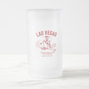 Las Vegas Junggesellinnenabschied Personalized Mattglas Bierglas