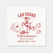 Las Vegas Junggesellinnenabschied Personalized Serviette (Vorderseite)