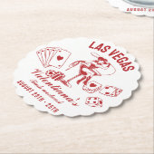 Las Vegas Junggesellinnenabschied Personalized Untersetzer (angewinkelt)