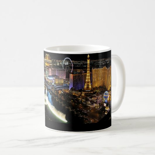 Las Vegas Kaffeetasse (VorderseiteRechts)