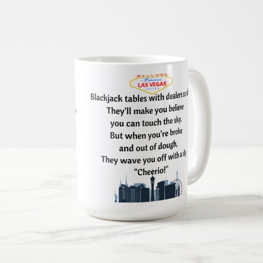 Las Vegas Kaffeetasse (VorderseiteRechts)