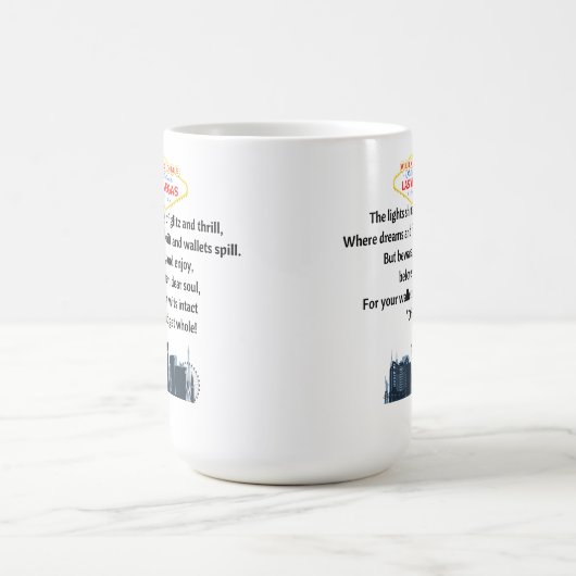 Las Vegas Kaffeetasse (Mittel)