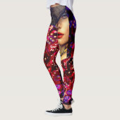 Las Vegas-Kasino-Dame Luck With Dice Leggings (Links)