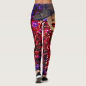 Las Vegas-Kasino-Dame Luck With Dice Leggings (Rückseite)