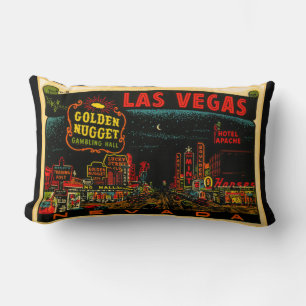 Las Vegas-Kasino-Streifenlumbar-Kissen Lendenkissen