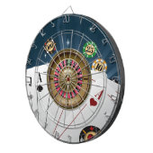 Las Vegas-KasinoDartboard Dartscheibe (Vorderseite rechts)