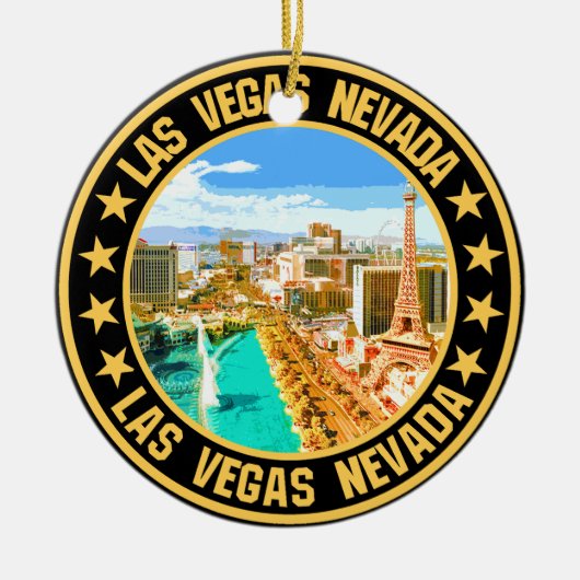 Las vegas keramik ornament (Vorne)