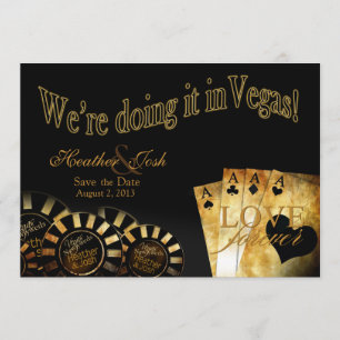 Las Vegas (Kontaktieren Sie mich 2 personalize) Save The Date
