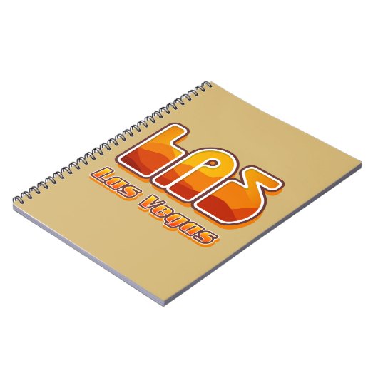 Las Vegas LAS Airport Code Notebook Notizblock (Linke Seite)