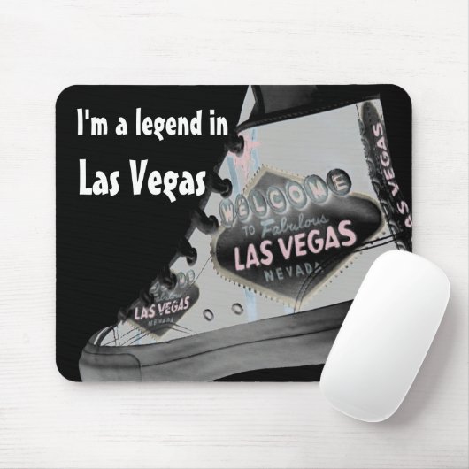 Las Vegas-Legende Mousepad (Mit Mouse)
