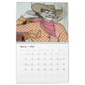 Las Vegas-Leuchtreklamen Kalender (Feb 2026)