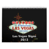 Las Vegas-Leuchtreklamen Kalender (Titelbild)