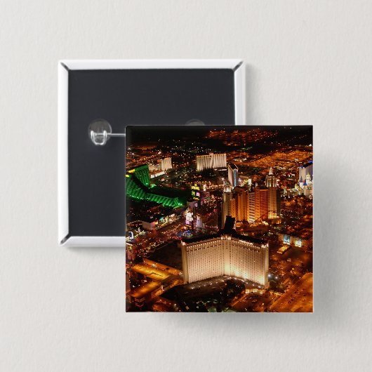 Las Vegas Luftbild aus Blimp Button (Vorne & Hinten)