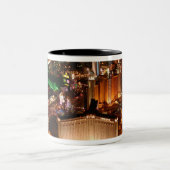 Las Vegas Luftbild aus Blimp Zweifarbige Tasse (Mittel)