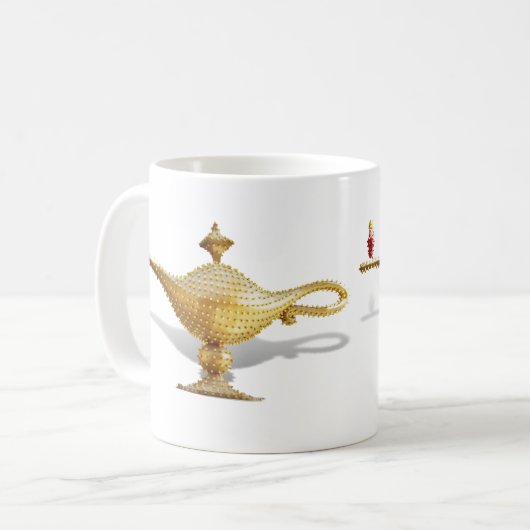 Las Vegas Magic Lamp Kaffeetasse (Vorderseite Links)