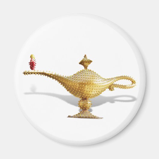 Las Vegas Magic Lamp Magnet (Vorne)