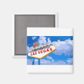 Las-Vegas Magnet (Vorderseite/Rückseite)