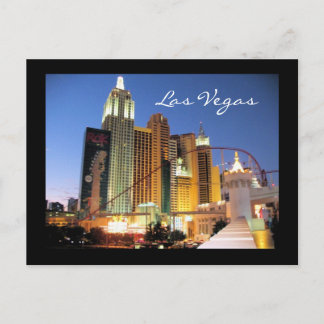Las Vegas Manhattan Postkarte