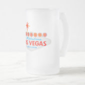 Las Vegas Mattiert Glass Beer Tasse (VorderseiteRechts)