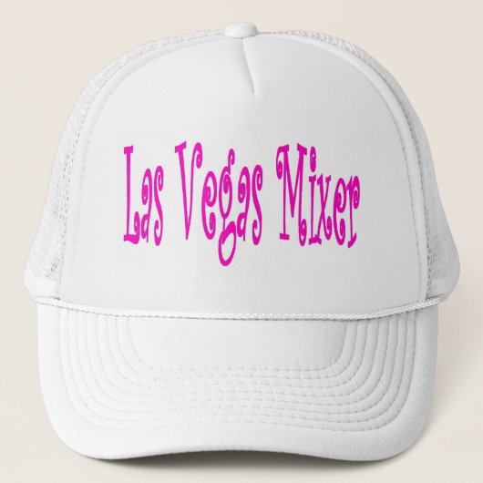 Las Vegas Mixer PINK Cap Truckerkappe (Vorderseite)