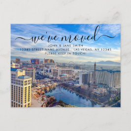 Las Vegas Moving Announction Postcard Ankündigungspostkarte