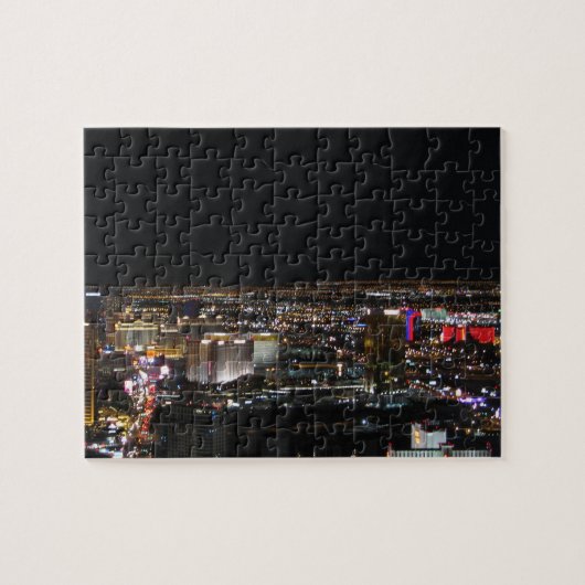 Las Vegas nachts Puzzle (Horizontal)