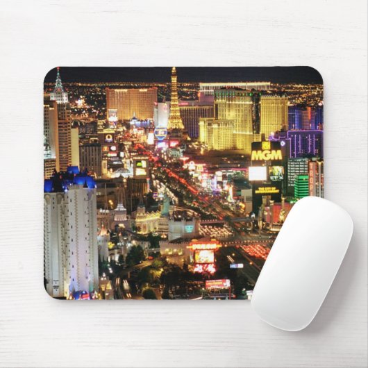 Las Vegas-NachtSkyline-Computer Mousepad (Mit Mouse)