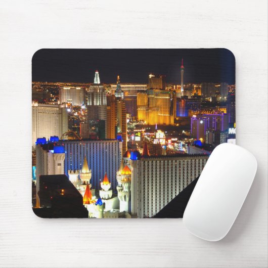 Las Vegas Nachtzeit Mousepad (Mit Mouse)