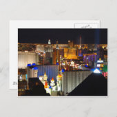 Las Vegas Nachtzeit Postkarte (Vorne/Hinten)