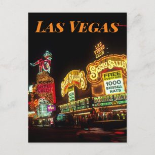 Las Vegas Neon-Schilder Casino Reise Postkarte