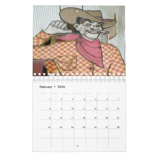 Las Vegas Neon Signs Kalender (Feb 2026)