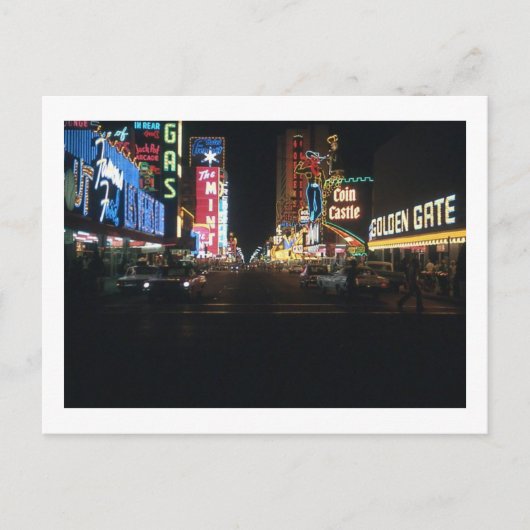 Las Vegas, Nevada 1970er Vintag Postkarte (Vorderseite)