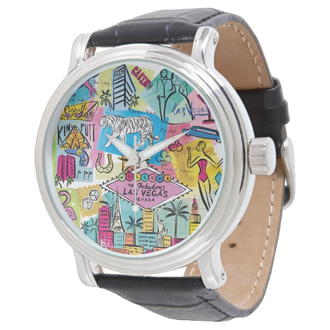 Las Vegas, Nevada Armbanduhr (Schrägansicht)