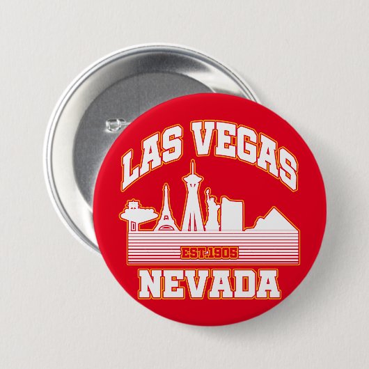 Las Vegas, Nevada Button (Vorne & Hinten)