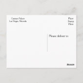 Las Vegas, Nevada Caesars Palace Casino USA Postkarte (Rückseite)