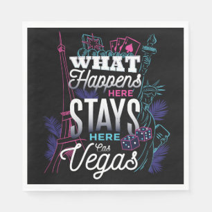 Las Vegas, Nevada, Casino, Wedding, Birthday, USA Serviette