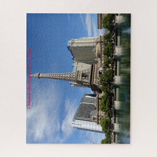 Las Vegas Nevada.Christmas Grüße Puzzle (Vertikal)