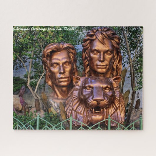 Las Vegas Nevada.Christmas Grüße Puzzle (Horizontal)