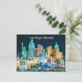 Las Vegas Nevada City Postcard Postkarte (Stehend Vorderseite)